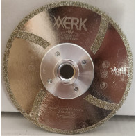 XERK 125 MM PREMIUM MERMER KESİCİ ÇİFT PAHLI TARAFLI M-14 GÖBEKLİ ERK